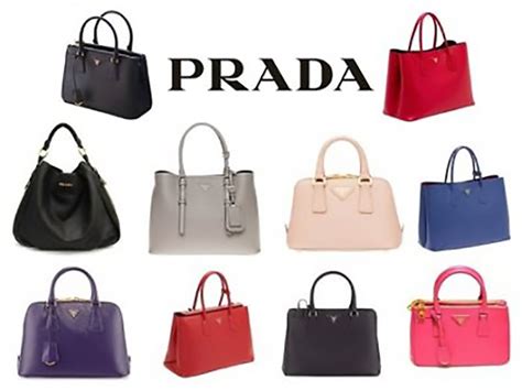 prada bag list